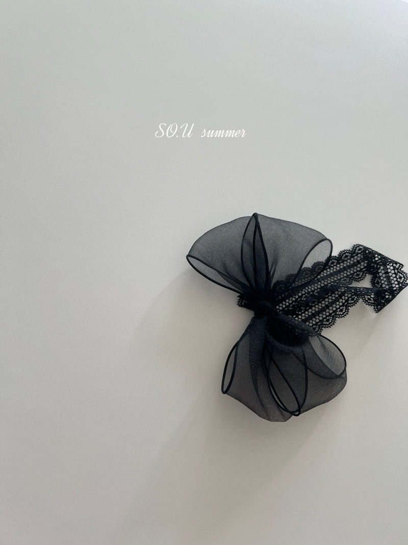 So U - Korean Baby Fashion - #babyfever - Sheer Ribbon Headband - 3