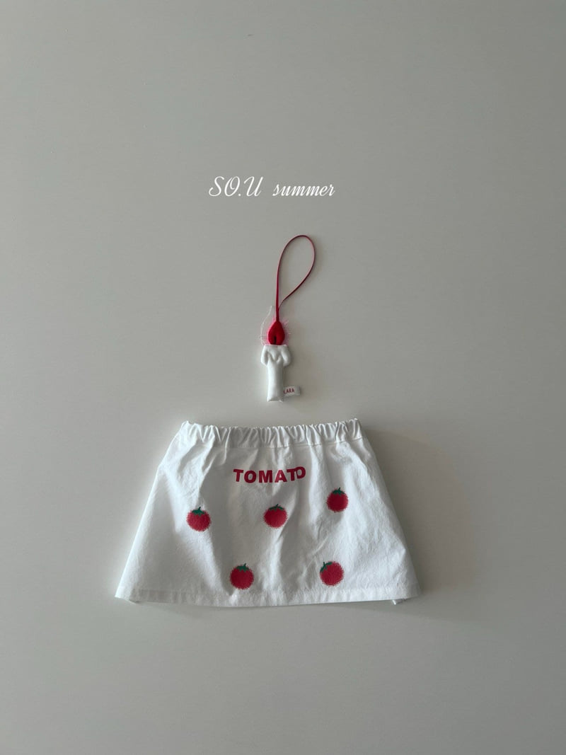 So U - Korean Baby Fashion - #babyfever - Tomato Apron - 2