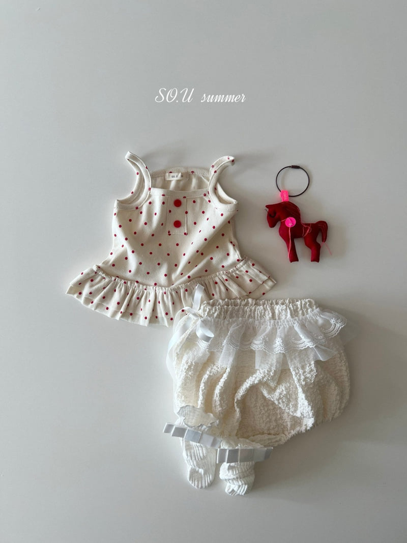 So U - Korean Baby Fashion - #babyfever - Crinkle Bloomer Set - 11