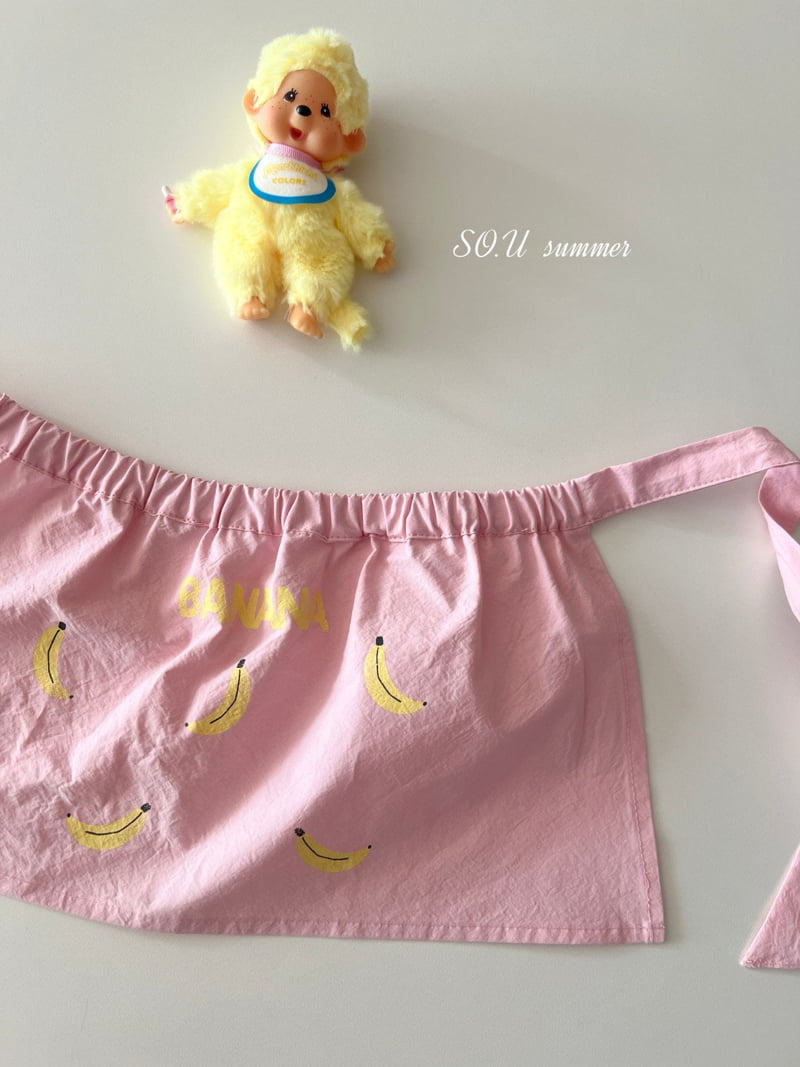 So U - Korean Baby Fashion - #babylifestyle - Banana Apron - 6