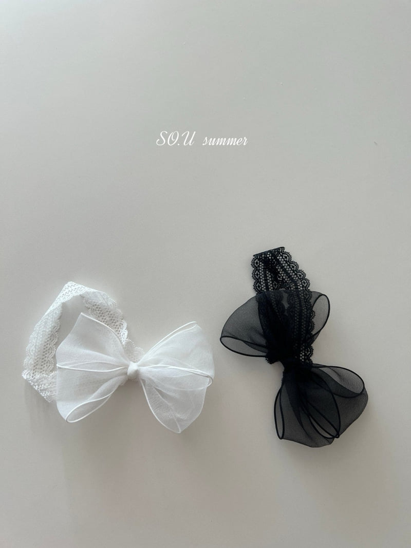 So U - Korean Baby Fashion - #babylifestyle - Sheer Ribbon Headband - 5