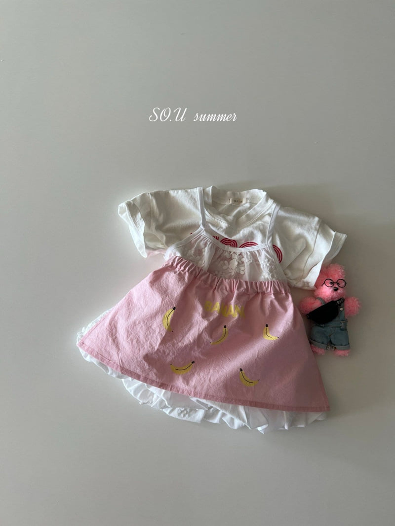 So U - Korean Baby Fashion - #babyoninstagram - Banana Apron - 7