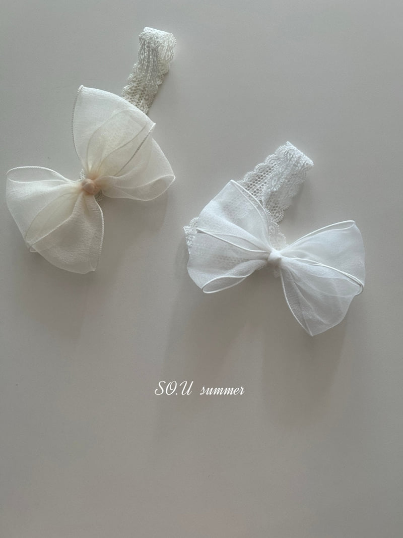So U - Korean Baby Fashion - #babyoninstagram - Sheer Ribbon Headband - 6