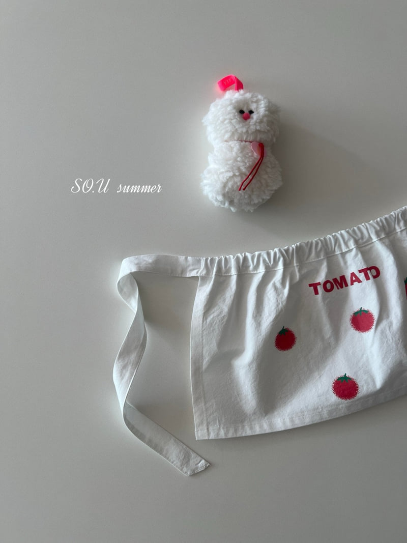 So U - Korean Baby Fashion - #babyoninstagram - Tomato Apron - 5