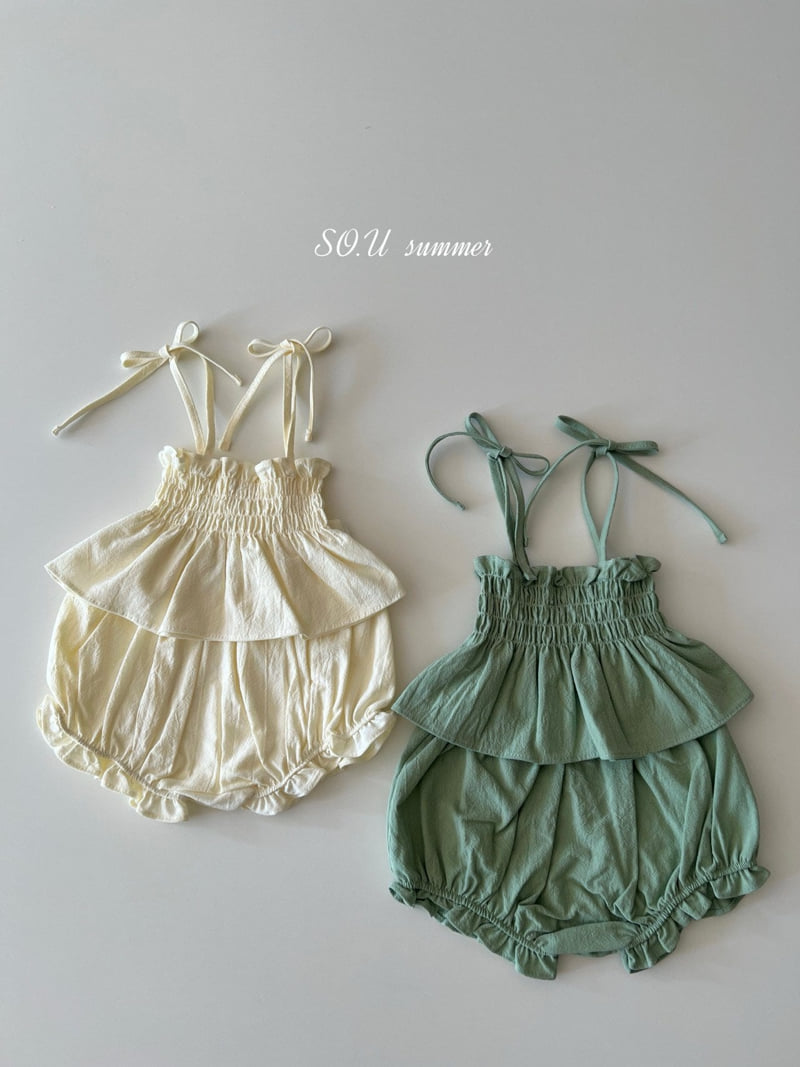 So U - Korean Baby Fashion - #babyoninstagram - Summer Smocked Set