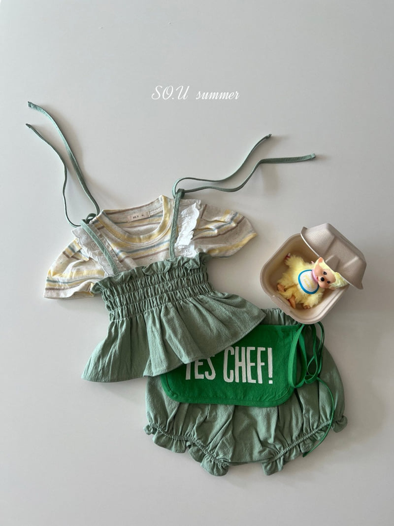 So U - Korean Baby Fashion - #babyoninstagram - Popcorn Lace Puff Tee - 11