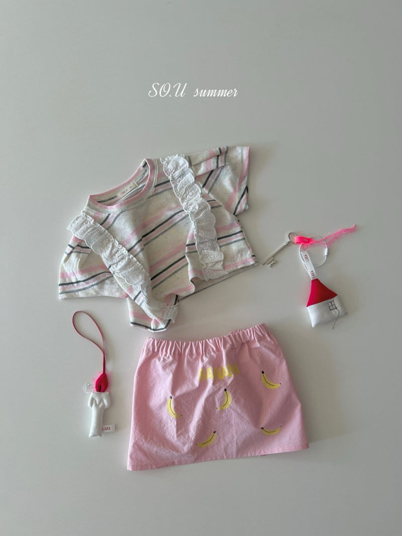 So U - Korean Baby Fashion - #babyootd - Banana Apron - 8
