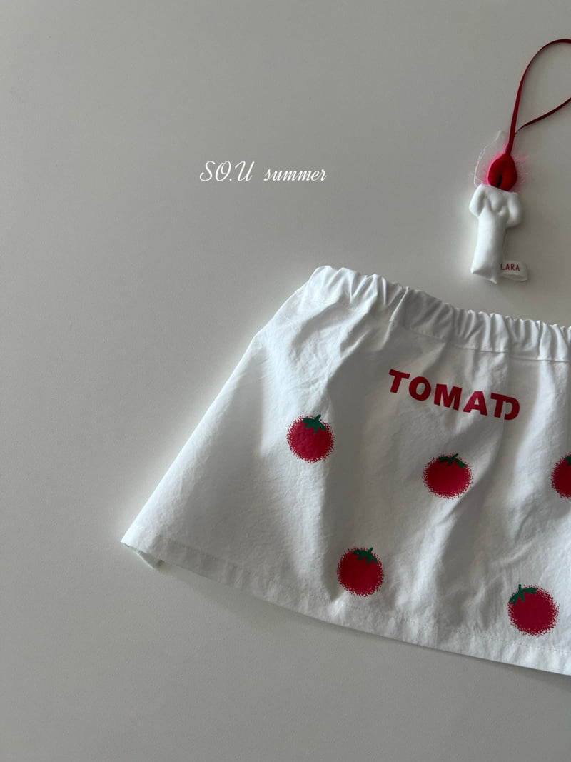 So U - Korean Baby Fashion - #babyootd - Tomato Apron - 6