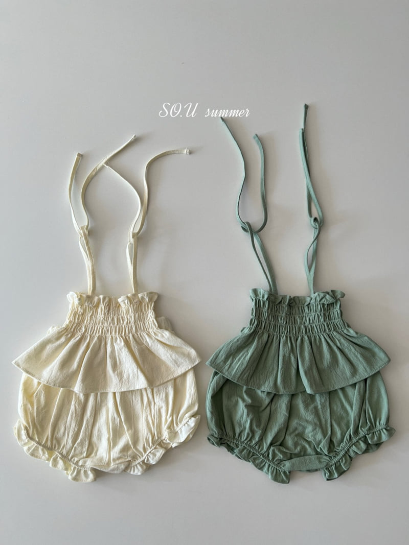 So U - Korean Baby Fashion - #babyootd - Summer Smocked Set - 2