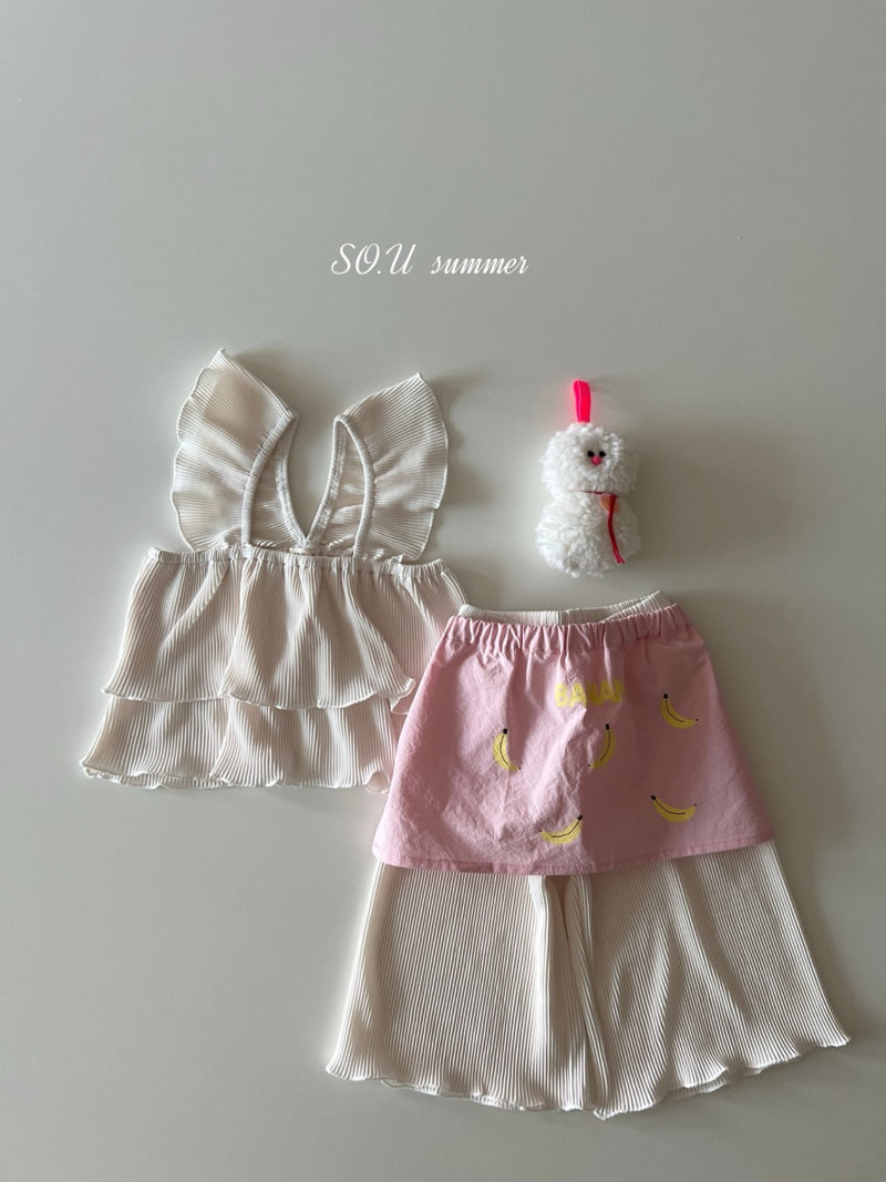 So U - Korean Baby Fashion - #babyoutfit - Banana Apron - 10