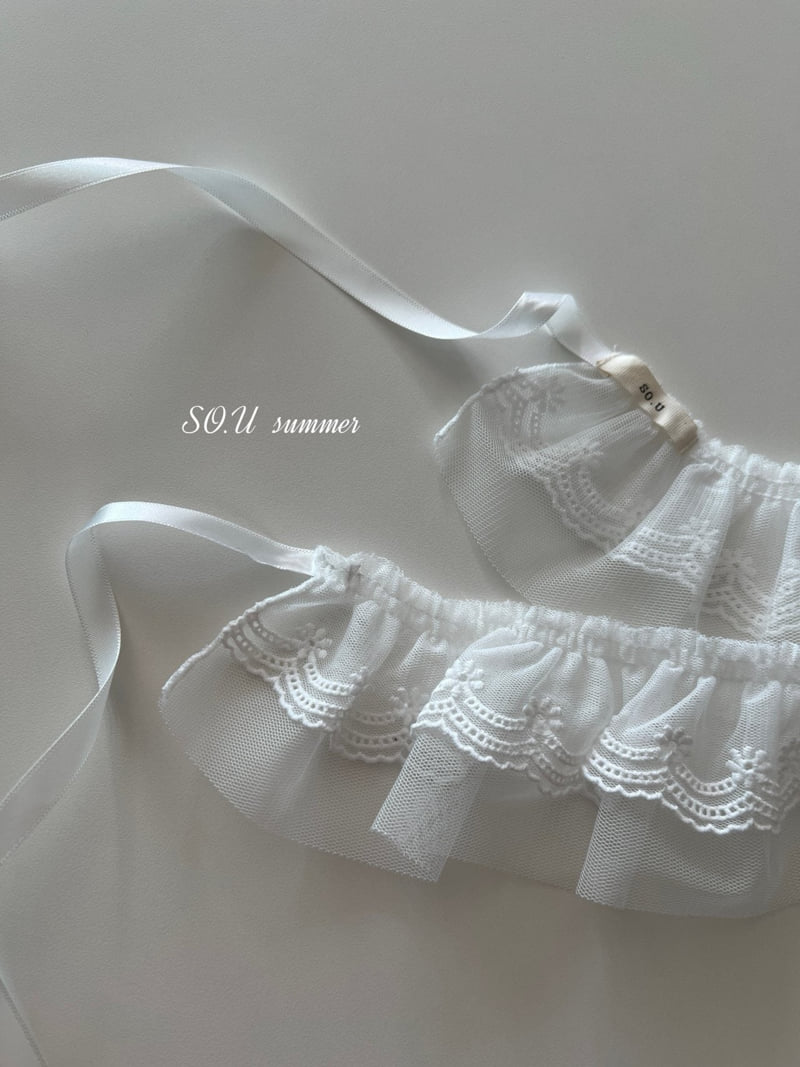 So U - Korean Baby Fashion - #babyoutfit - Floral Apron - 6