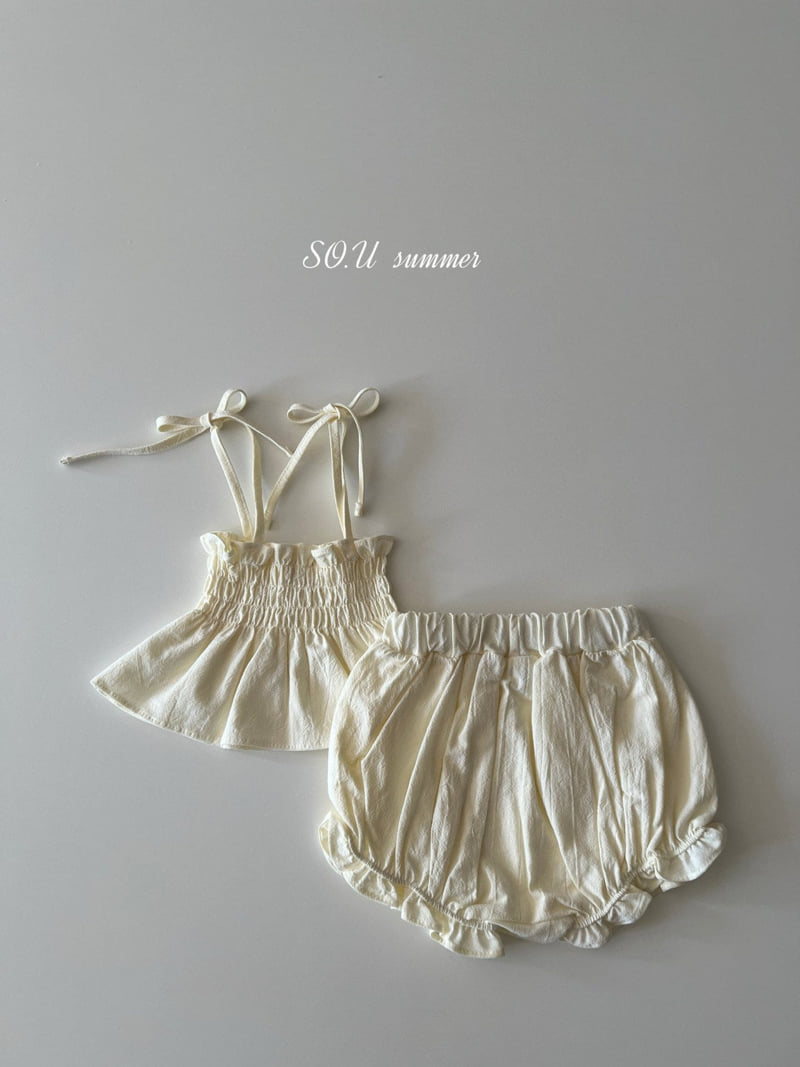 So U - Korean Baby Fashion - #babyoutfit - Summer Smocked Set - 3