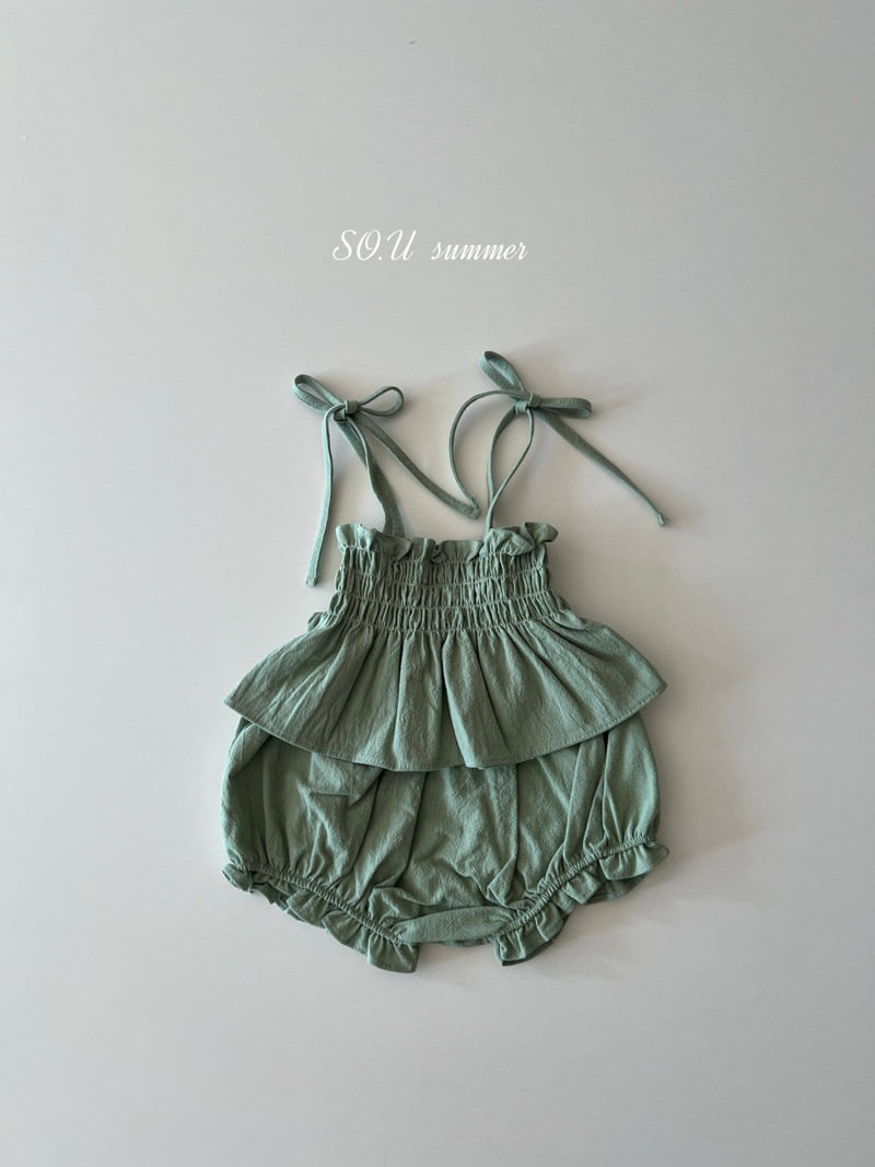 So U - Korean Baby Fashion - #babyoutfit - Summer Smocked Set - 4