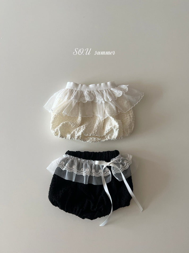 So U - Korean Baby Fashion - #babywear - Crinkle Bloomer Set - 3