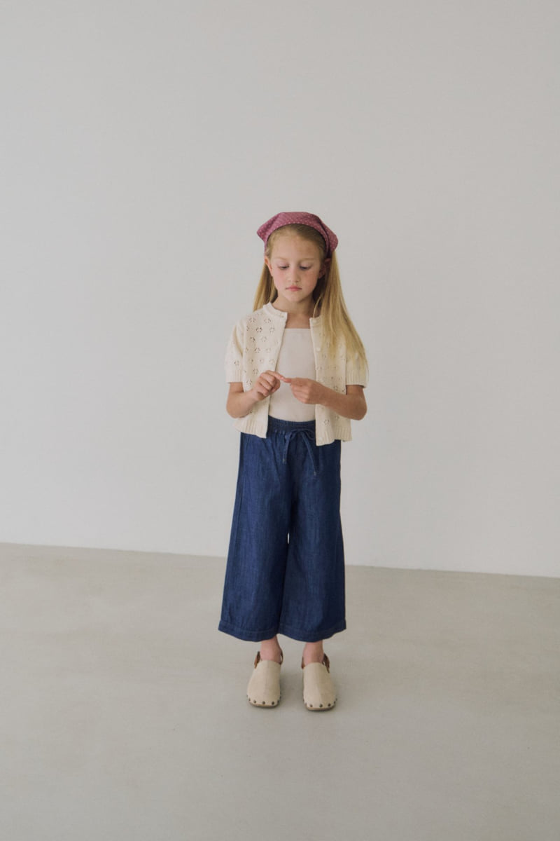 Soye - Korean Children Fashion - #childofig - Rose Denim Pants - 2