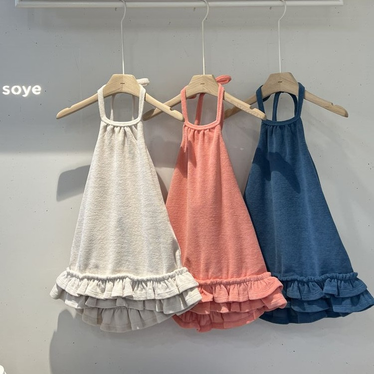Soye - Korean Children Fashion - #childofig - Halter Frill One-piece