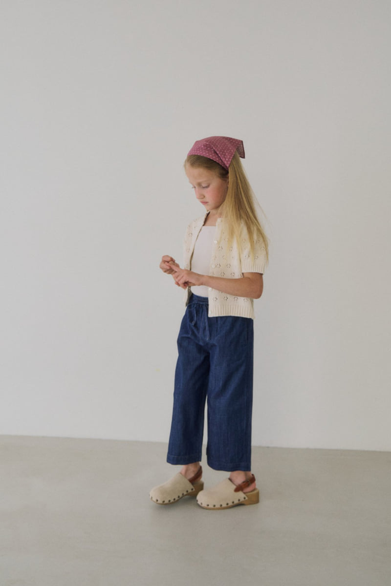 Soye - Korean Children Fashion - #childrensboutique - Rose Denim Pants - 3