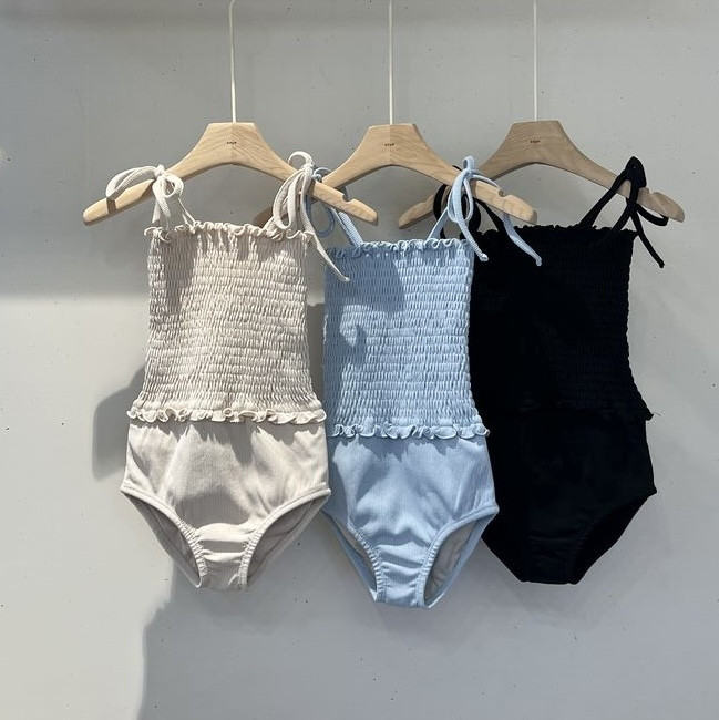 Soye - Korean Children Fashion - #childrensboutique - Caramel Swim Suit