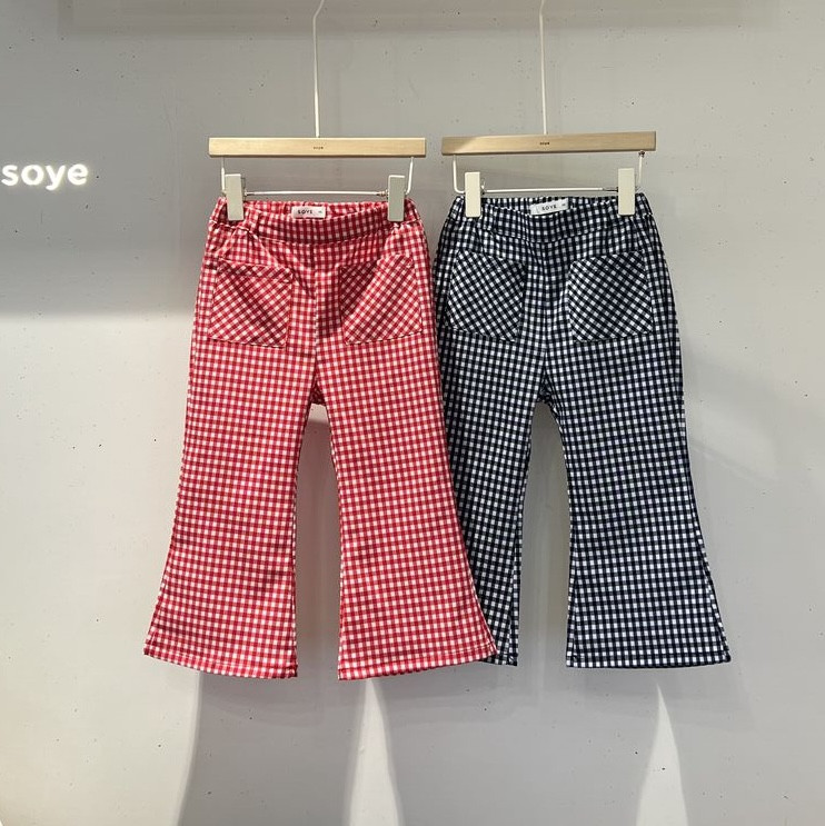Soye - Korean Children Fashion - #discoveringself - Call Me Check Pants