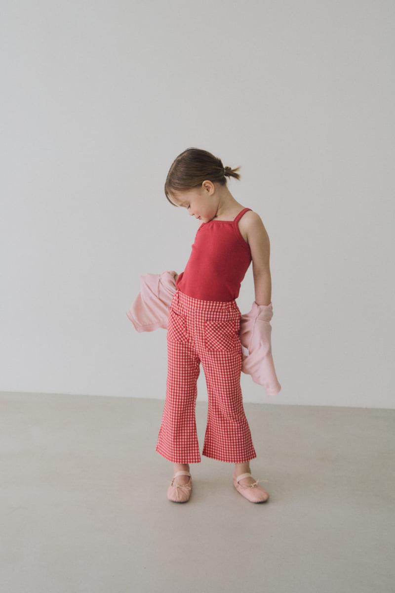 Soye - Korean Children Fashion - #fashionkids - Call Me Check Pants - 2