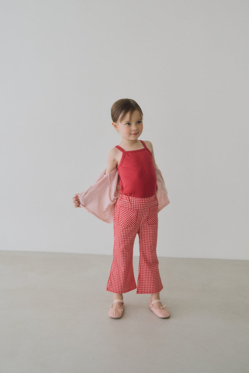 Soye - Korean Children Fashion - #kidsshorts - Call Me Check Pants - 3