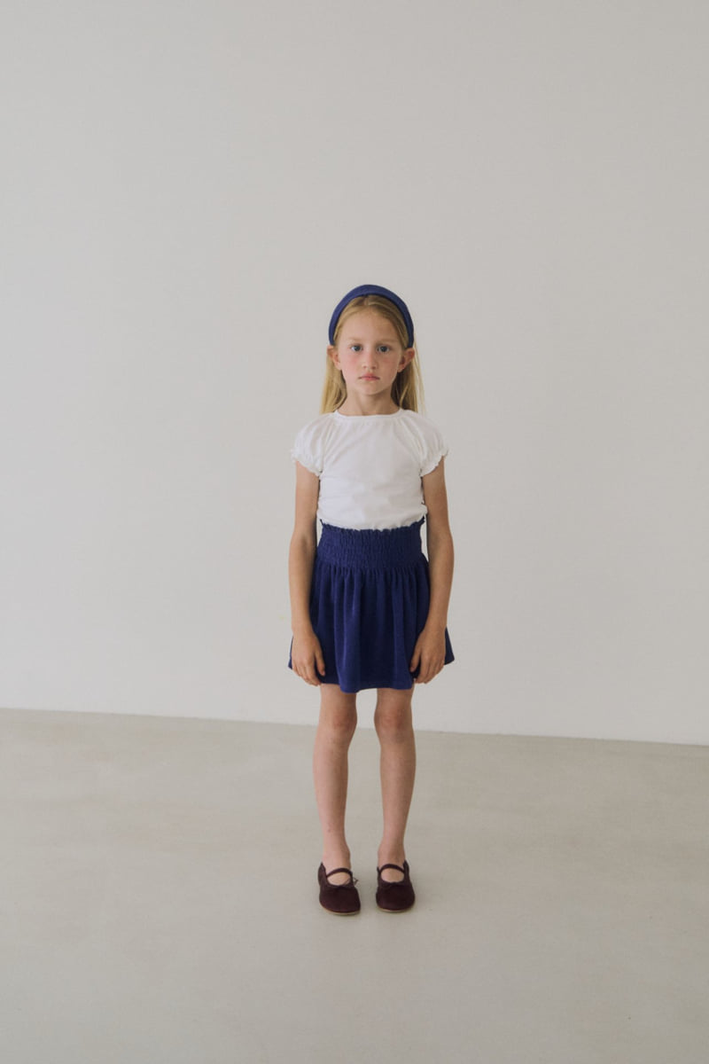 Soye - Korean Children Fashion - #kidzfashiontrend - Terry Smocking Skirt - 2