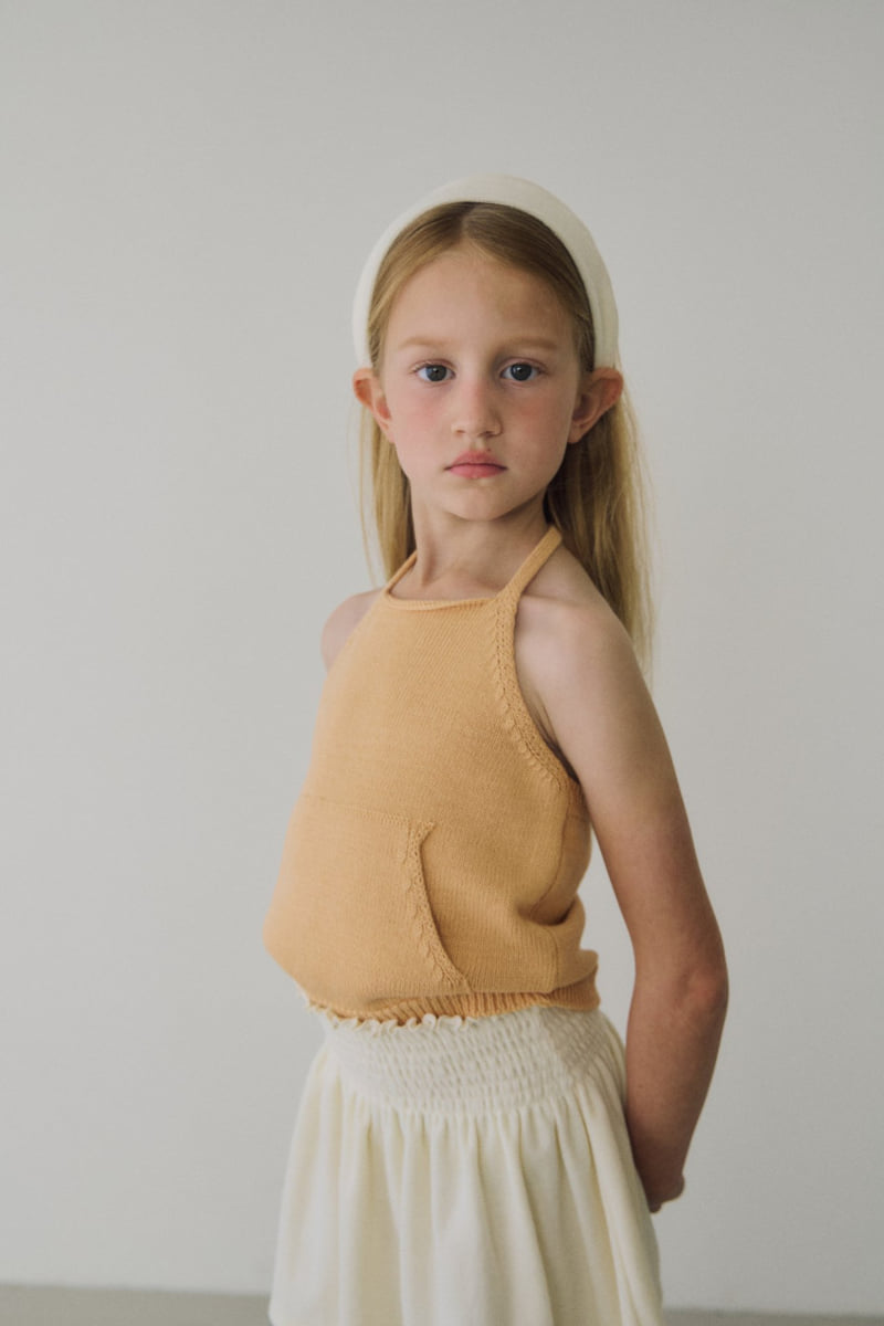 Soye - Korean Children Fashion - #kidzfashiontrend - Pocket Halter Sleeveless Knit - 9