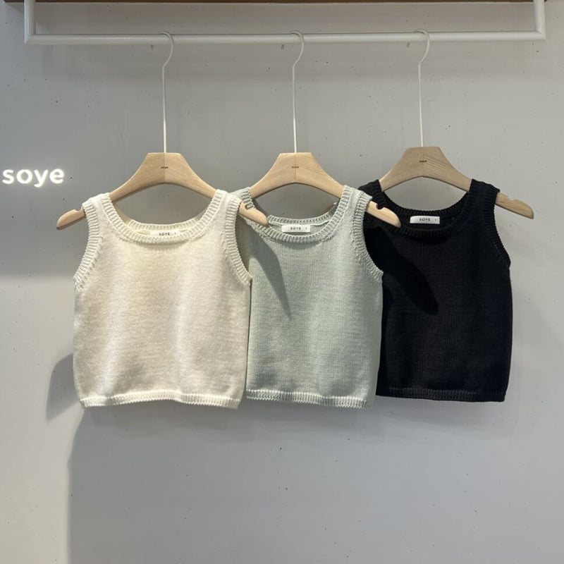 Soye - Korean Children Fashion - #littlefashionista - Simply Sleeveless Top