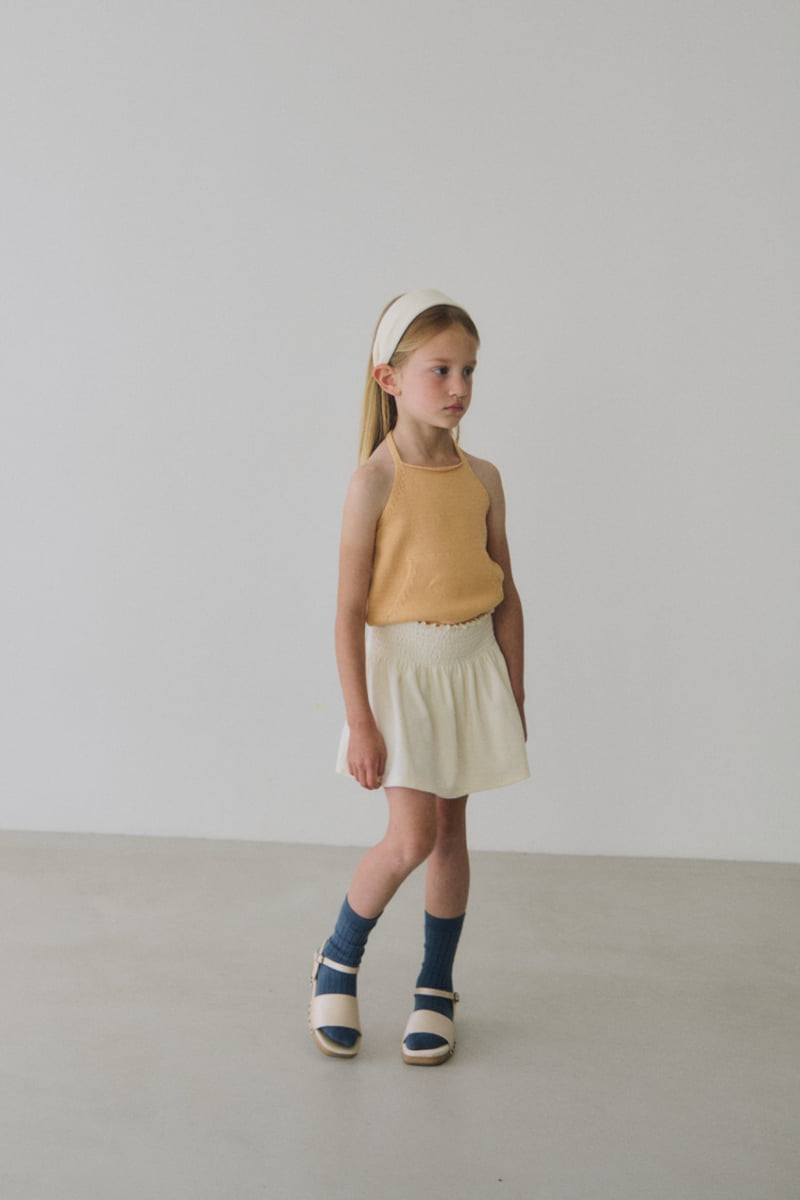 Soye - Korean Children Fashion - #todddlerfashion - Terry Smocking Skirt - 8