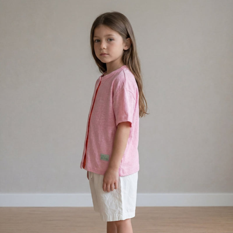 Thanksto TT - Korean Children Fashion - #childofig - Short Sleeve Cardigan - 3