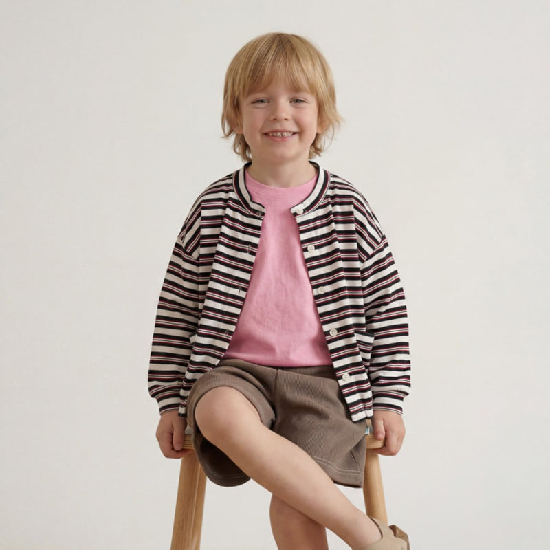 Thanksto TT - Korean Children Fashion - #childofig - Basic Cardigan - 2