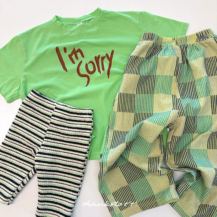 Thanksto TT - Korean Children Fashion - #prettylittlegirls - Sorry Tee - 4