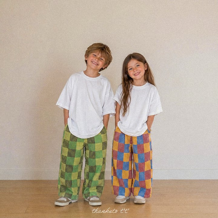 Thanksto TT - Korean Children Fashion - #childrensboutique - Patch Pants - 5