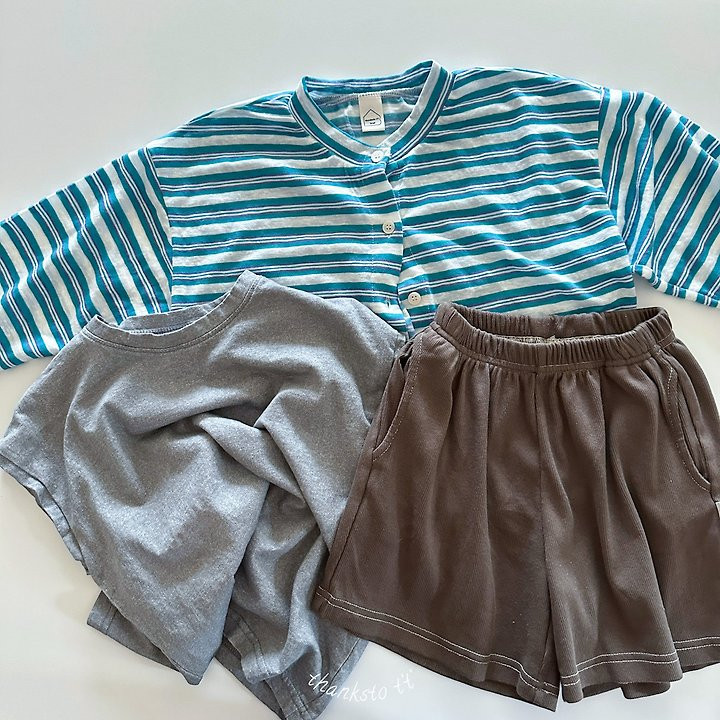 Thanksto TT - Korean Children Fashion - #childrensboutique - Basic Cardigan - 3