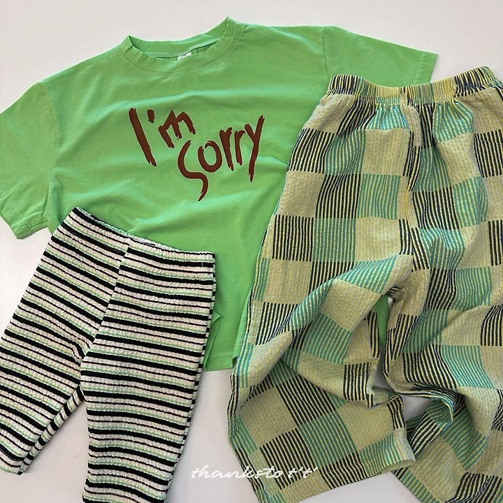 Thanksto TT - Korean Children Fashion - #designkidswear - Patch Pants - 6