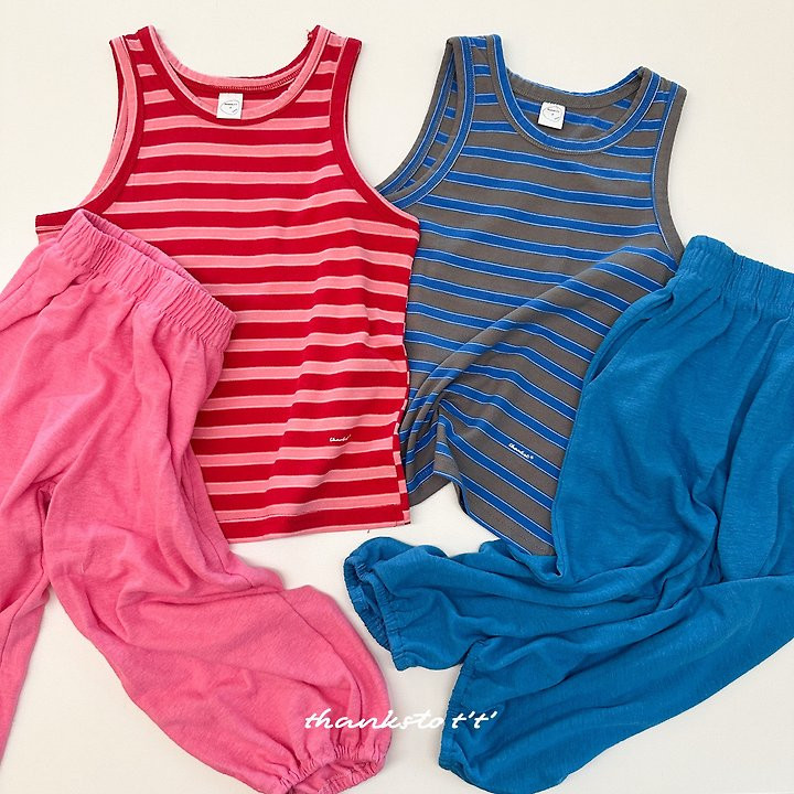 Thanksto TT - Korean Children Fashion - #designkidswear - Near Sleeveless - 2