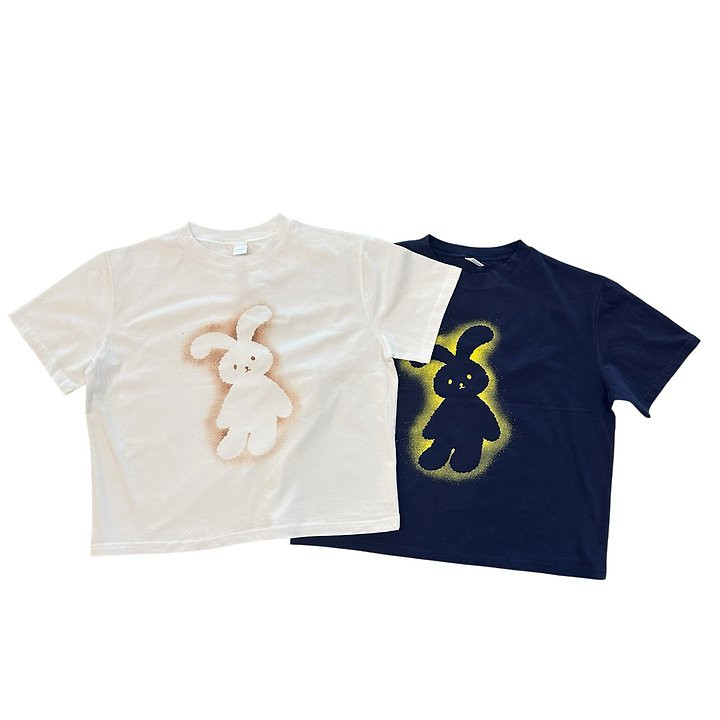 Thanksto TT - Korean Children Fashion - #designkidswear - Ppu Rabbit Tee