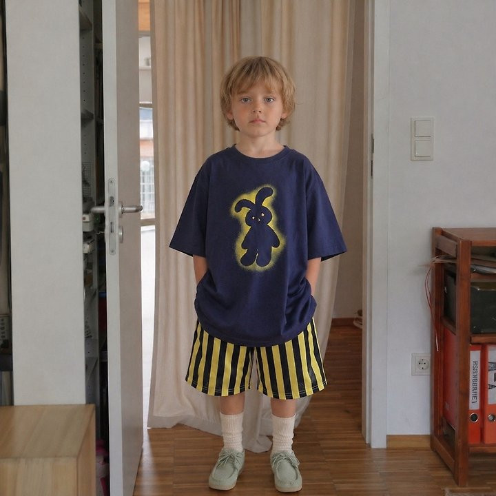 Thanksto TT - Korean Children Fashion - #discoveringself - Striped Mesh Pants - 2