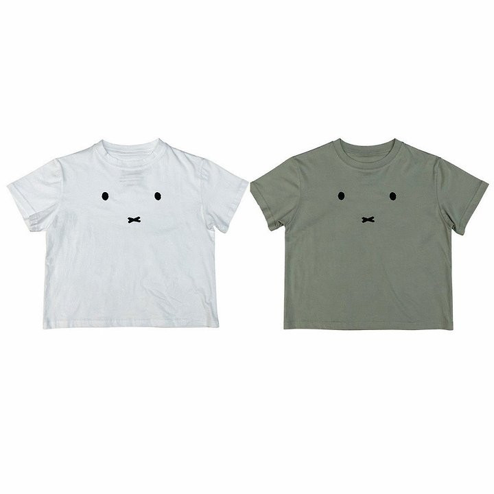 Thanksto TT - Korean Children Fashion - #kidsshorts - Face Tee