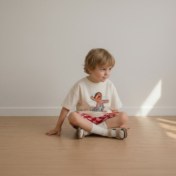 Thanksto TT - Korean Children Fashion - #kidsshorts - Morning Tee - 7
