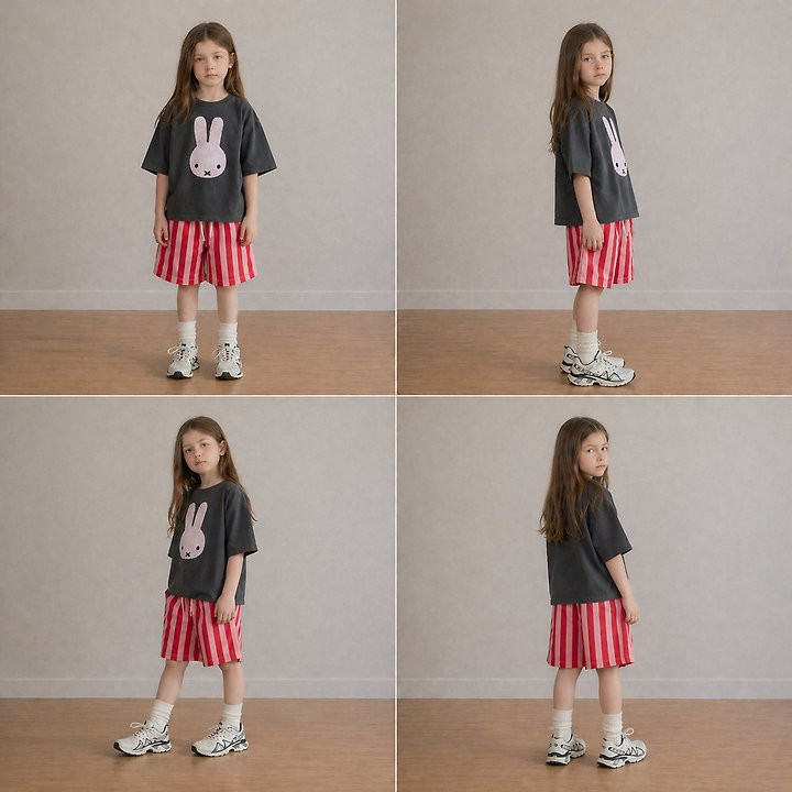 Thanksto TT - Korean Children Fashion - #kidzfashiontrend - Striped Mesh Pants - 6