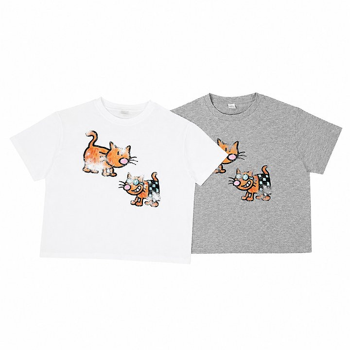 Thanksto TT - Korean Children Fashion - #minifashionista - Sun Cat Tee