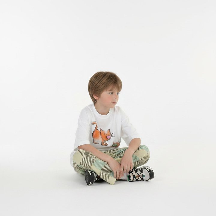 Thanksto TT - Korean Children Fashion - #prettylittlegirls - Sun Cat Tee - 2