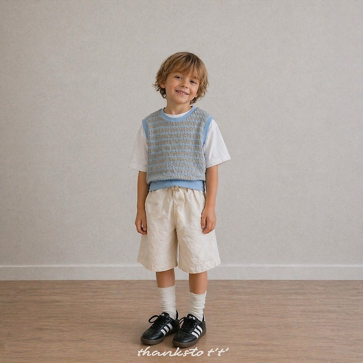 Thanksto TT - Korean Children Fashion - #prettylittlegirls - Stitch Vest - 6