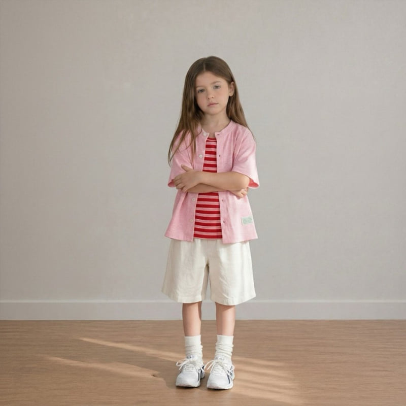 Thanksto TT - Korean Children Fashion - #stylishchildhood - Short Sleeve Cardigan - 2