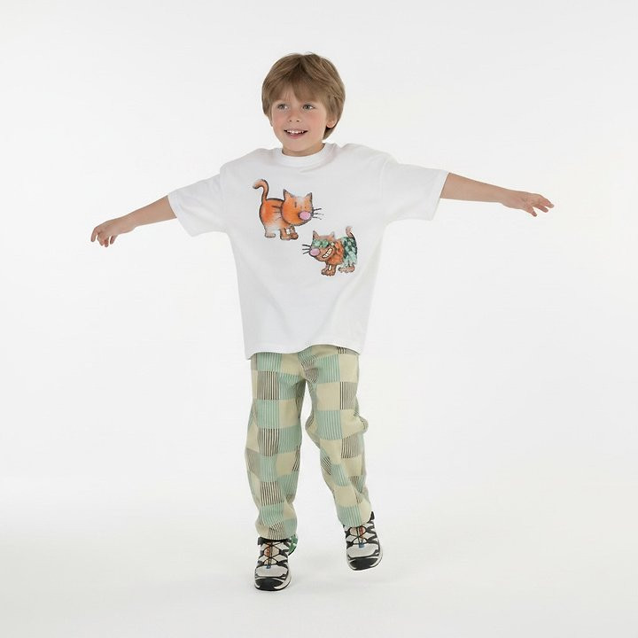 Thanksto TT - Korean Children Fashion - #todddlerfashion - Sun Cat Tee - 3