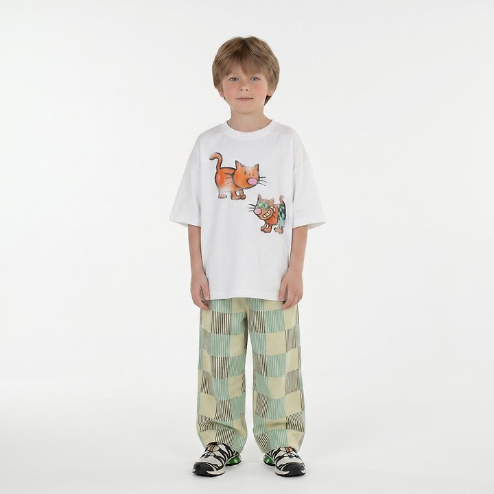 Thanksto TT - Korean Children Fashion - #todddlerfashion - Sun Cat Tee - 4