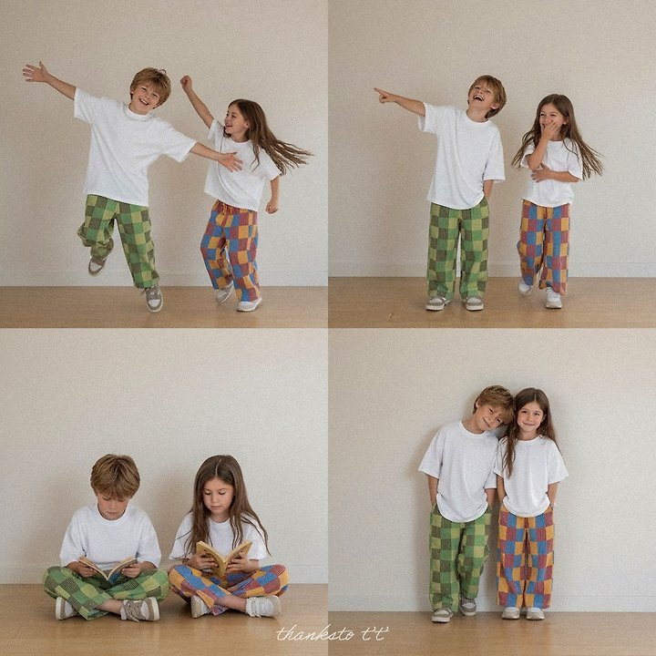 Thanksto TT - Korean Children Fashion - #toddlerclothing - Patch Pants - 2