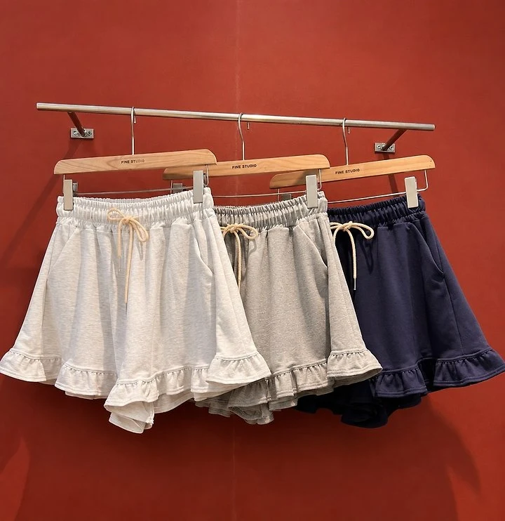 The Fine.b - Korean Women Fashion - #momslook - Frill Shorts