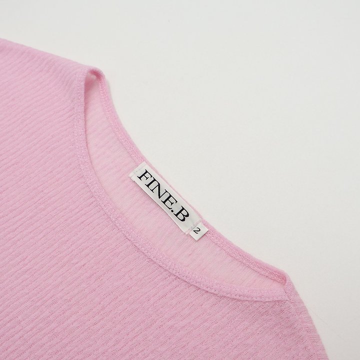 The Fine.b - Korean Women Fashion - #momslook - Mint Ribbed Tee - 10
